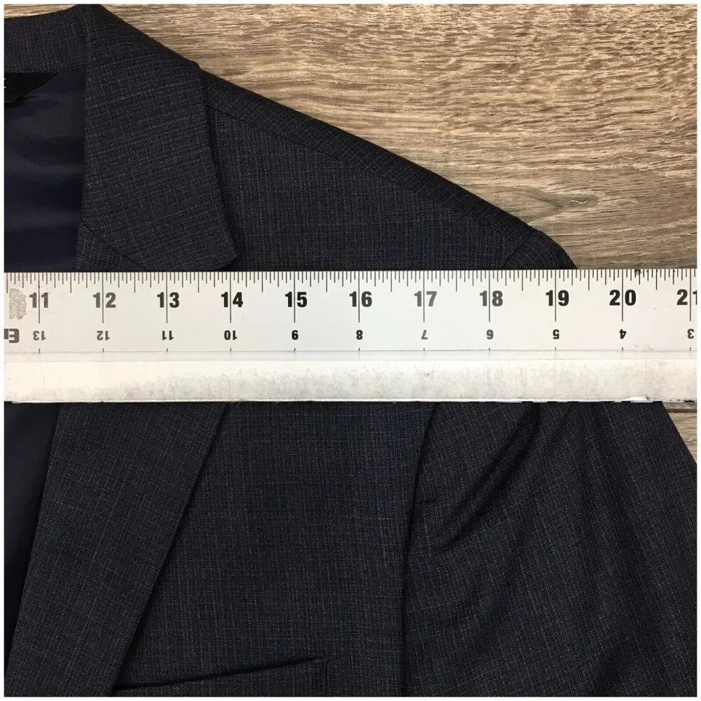 JOS A BANK Mens Blazer Sport Coat Casual Suit Jacket Size 42L Slim Fit Wool Suit